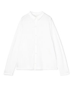 TOMORROWLAND / トゥモローランド シャツ・ブラウス（半袖以外） | 【別注】Ｖ::room ヘンプピケ ポロカラーシャツ