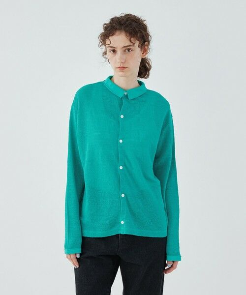 TOMORROWLAND / トゥモローランド シャツ・ブラウス（半袖以外） | 【別注】Ｖ::room ヘンプピケ ポロカラーシャツ | 詳細2