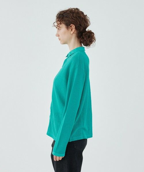 TOMORROWLAND / トゥモローランド シャツ・ブラウス（半袖以外） | 【別注】Ｖ::room ヘンプピケ ポロカラーシャツ | 詳細3