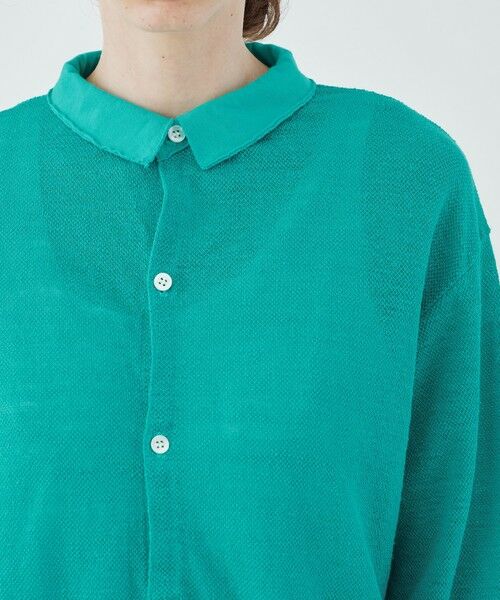 TOMORROWLAND / トゥモローランド シャツ・ブラウス（半袖以外） | 【別注】Ｖ::room ヘンプピケ ポロカラーシャツ | 詳細5