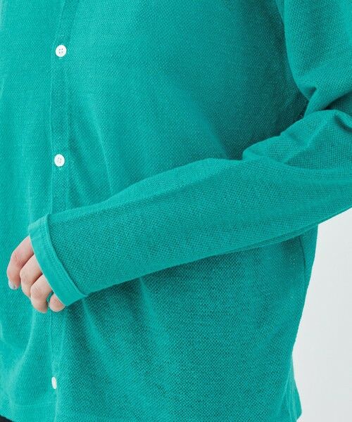 TOMORROWLAND / トゥモローランド シャツ・ブラウス（半袖以外） | 【別注】Ｖ::room ヘンプピケ ポロカラーシャツ | 詳細6