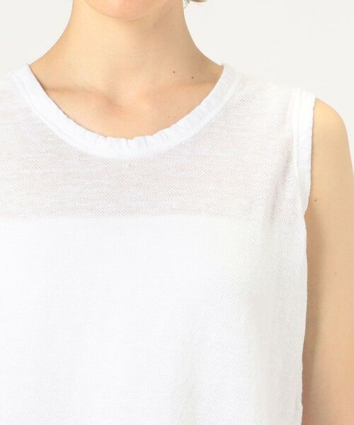 TOMORROWLAND / トゥモローランド タンクトップ | 【別注】V::room ヘンプピケ タンクトップ | 詳細5