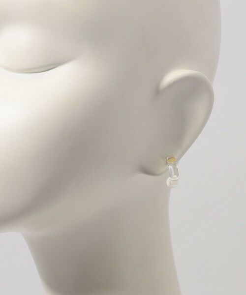 TOMORROWLAND / トゥモローランド ピアス・イヤリング | LEVENS JEWELS MINI GLASS HOOP ピアス | 詳細4