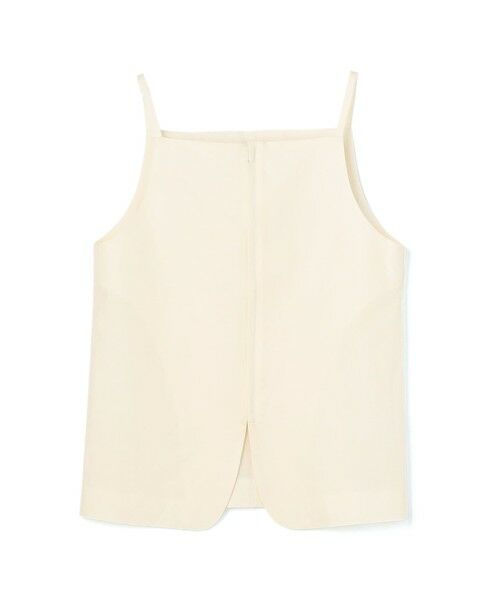 TOMORROWLAND / トゥモローランド キャミソール・チューブトップ | リネングログラン ジップトップス（11 ホワイト）