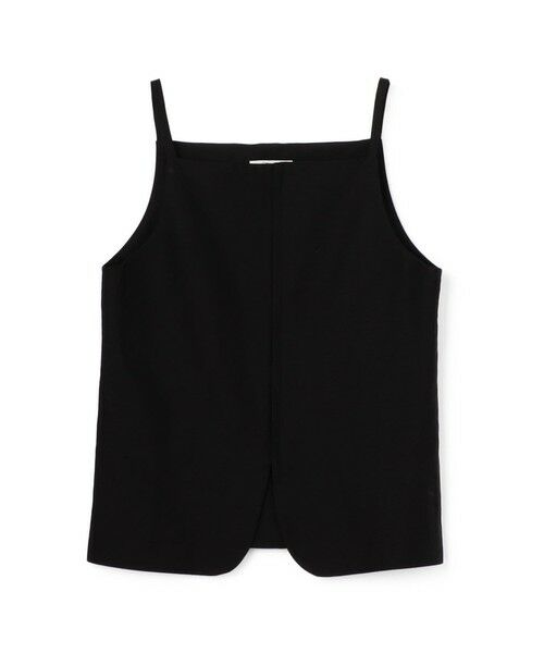 TOMORROWLAND / トゥモローランド キャミソール・チューブトップ | リネングログラン ジップトップス（19 ブラック）