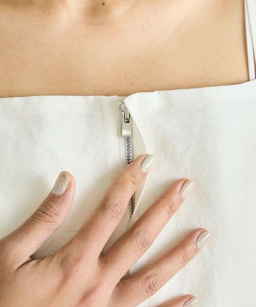 TOMORROWLAND / トゥモローランド キャミソール・チューブトップ | リネングログラン ジップトップス | 詳細10