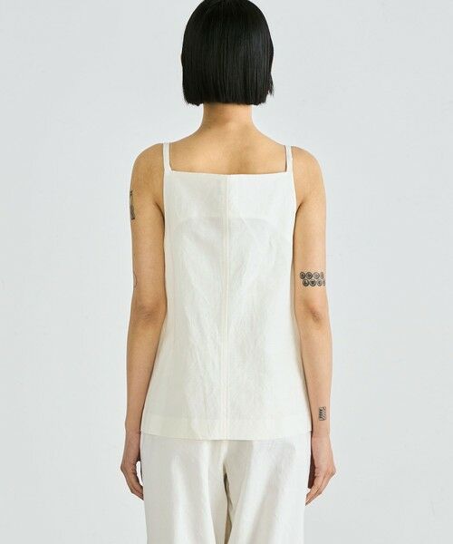 TOMORROWLAND / トゥモローランド キャミソール・チューブトップ | リネングログラン ジップトップス | 詳細5