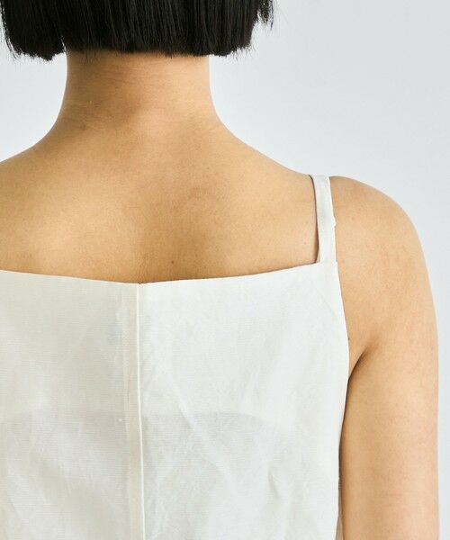 TOMORROWLAND / トゥモローランド キャミソール・チューブトップ | リネングログラン ジップトップス | 詳細7