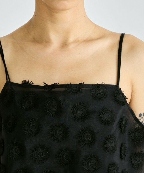 TOMORROWLAND / トゥモローランド キャミソール・チューブトップ | フラワーエンブロイダリー キャミソール | 詳細5