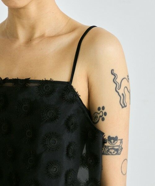 TOMORROWLAND / トゥモローランド キャミソール・チューブトップ | フラワーエンブロイダリー キャミソール | 詳細6