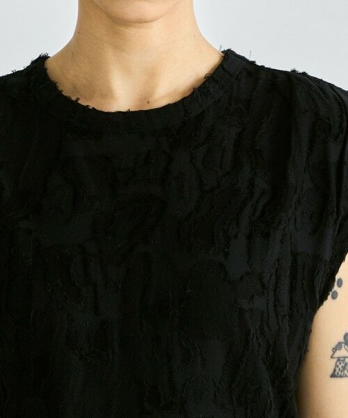 TOMORROWLAND / トゥモローランド タンクトップ | バックカットジャカード ノースリーブトップス | 詳細5