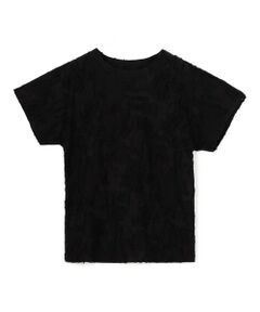 TOMORROWLAND / トゥモローランド Tシャツ | バックカットジャカード ハーフスリーブトップス