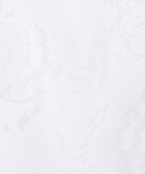 TOMORROWLAND / トゥモローランド Tシャツ | バックカットジャカード ハーフスリーブトップス | 詳細9