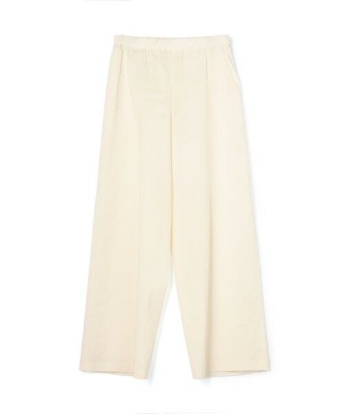 TOMORROWLAND / トゥモローランド スラックス・ドレスパンツ | リネングログラン ワイドスラックス(11 ホワイト)