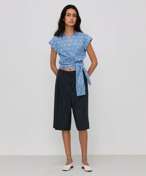 TOMORROWLAND / トゥモローランド シャツ・ブラウス | サマーリバティ コットンリボンブラウス | 詳細1
