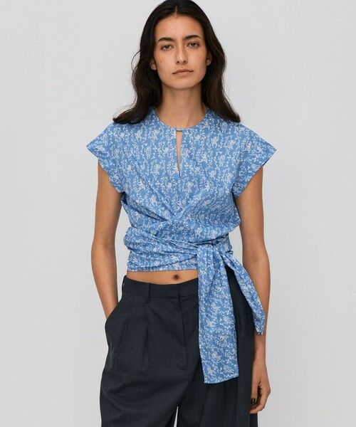 TOMORROWLAND / トゥモローランド シャツ・ブラウス | サマーリバティ コットンリボンブラウス | 詳細2