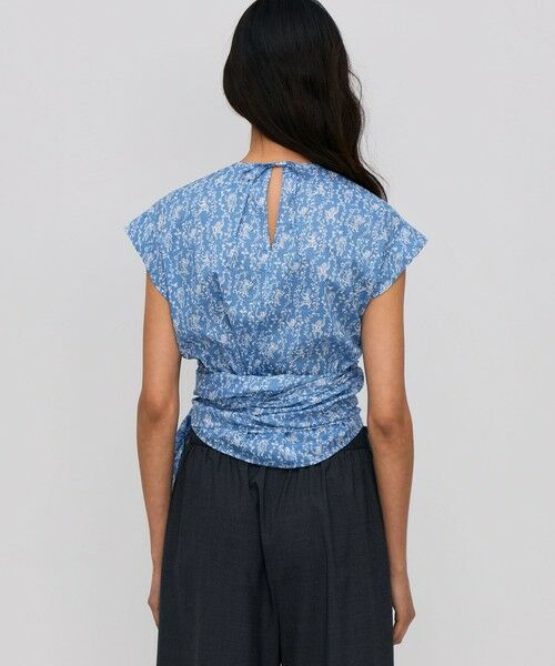 TOMORROWLAND / トゥモローランド シャツ・ブラウス | サマーリバティ コットンリボンブラウス | 詳細4