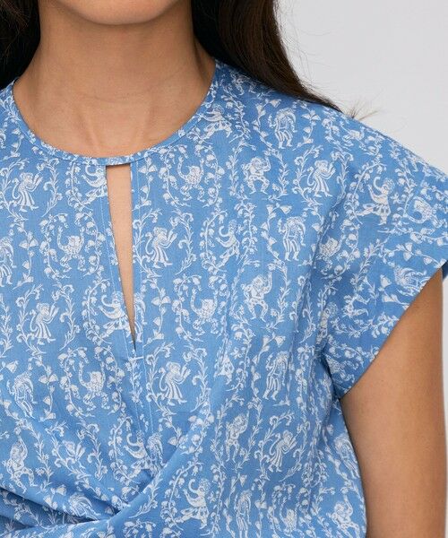 TOMORROWLAND / トゥモローランド シャツ・ブラウス | サマーリバティ コットンリボンブラウス | 詳細5