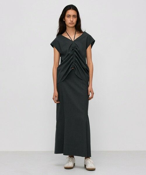 TOMORROWLAND / トゥモローランド シャツ・ブラウス | ウールトロピカル ノースリーブブラウス | 詳細1