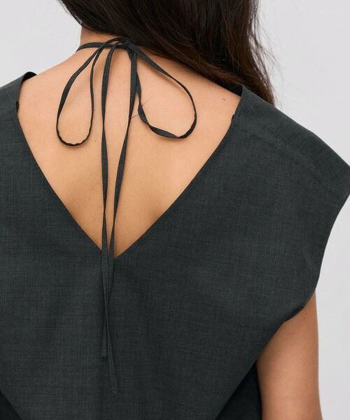 TOMORROWLAND / トゥモローランド シャツ・ブラウス | ウールトロピカル ノースリーブブラウス | 詳細6