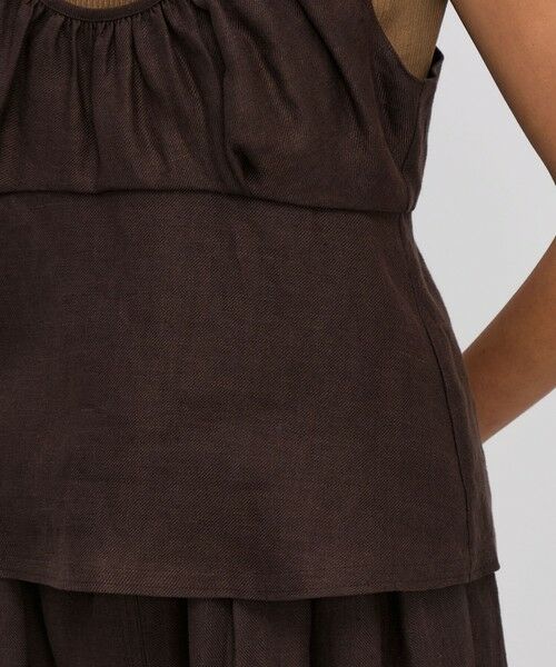 TOMORROWLAND / トゥモローランド シャツ・ブラウス | リネンツイル バッククロスタンクトップ | 詳細8