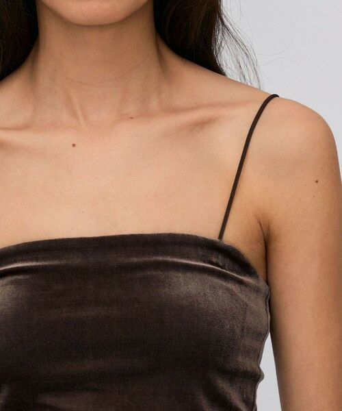 TOMORROWLAND / トゥモローランド Tシャツ | inner piece ベロアジャージー カップインキャミソール | 詳細5