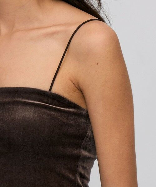 TOMORROWLAND / トゥモローランド Tシャツ | inner piece ベロアジャージー カップインキャミソール | 詳細7