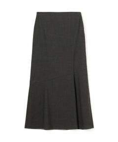 TOMORROWLAND / トゥモローランド ミニ・ひざ丈スカート | ウールトロピカル フレアスカート