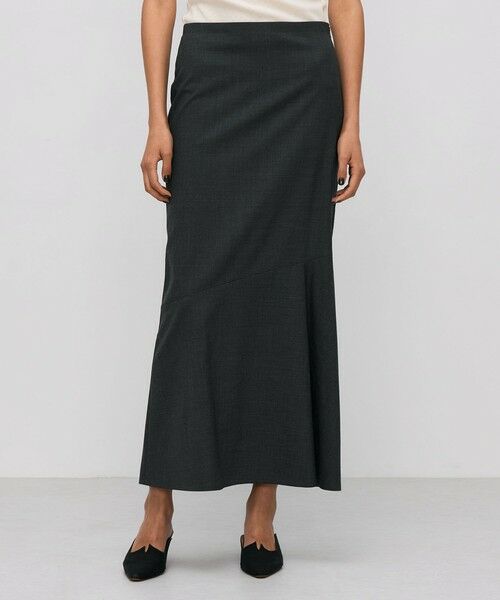 TOMORROWLAND / トゥモローランド ミニ・ひざ丈スカート | ウールトロピカル フレアスカート | 詳細2