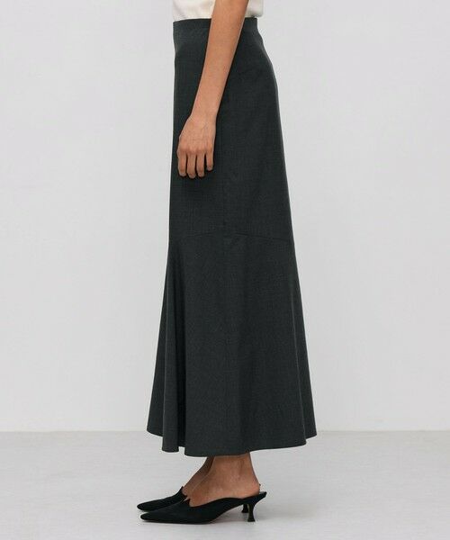 TOMORROWLAND / トゥモローランド ミニ・ひざ丈スカート | ウールトロピカル フレアスカート | 詳細3