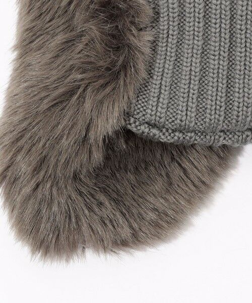 TOMORROWLAND / トゥモローランド キャップ | KIJIMA TAKAYUKI KNIT FX FUR ERBND | 詳細3