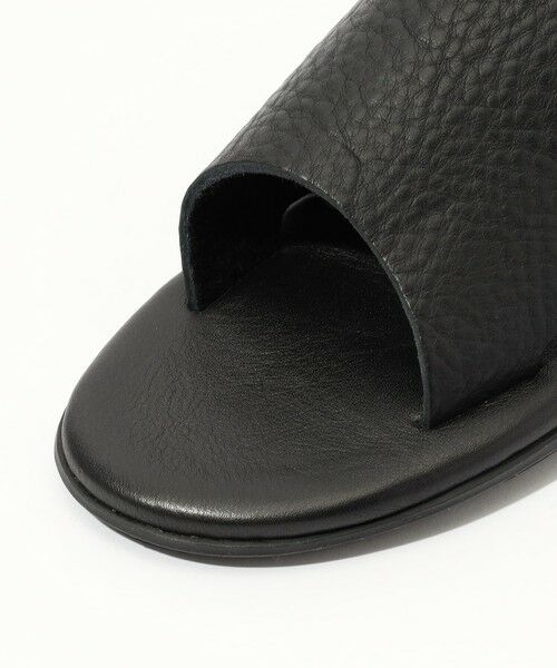 トゥモローランド別注 アイランドスリッパ レザー ブラック サイズ9 別注】ISLAND SLIPPER PT202 レザートング
