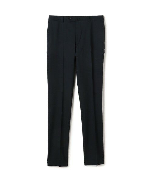 TOMORROWLAND/トゥモローランド Super120'sウールポリエステル ノープリーツスリムスラックス 68 ネイビー系 46