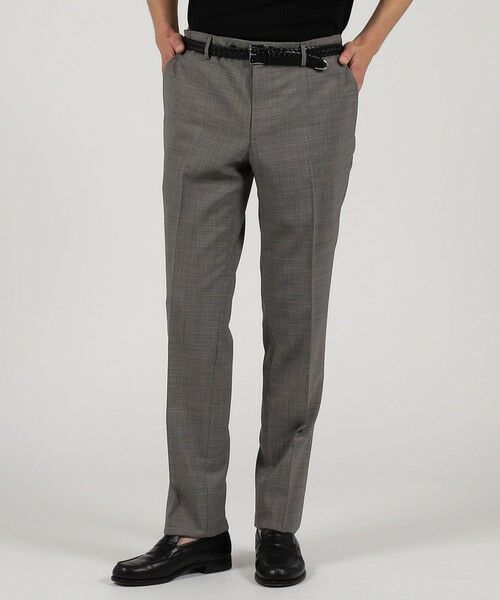 TOMORROWLAND / トゥモローランド スラックス・ドレスパンツ | Super120'sウールポリエステル ノープリーツスリムスラックス | 詳細1