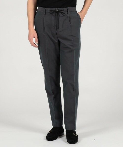 TOMORROWLAND / トゥモローランド スラックス・ドレスパンツ | コットンナイロンシャンブレー 1プリーツ イージースラックス FABRICA | 詳細1