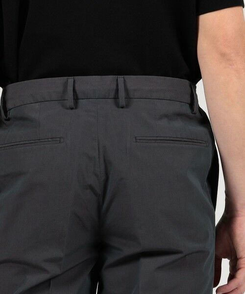 TOMORROWLAND / トゥモローランド スラックス・ドレスパンツ | コットンナイロンシャンブレー 1プリーツ イージースラックス FABRICA | 詳細6