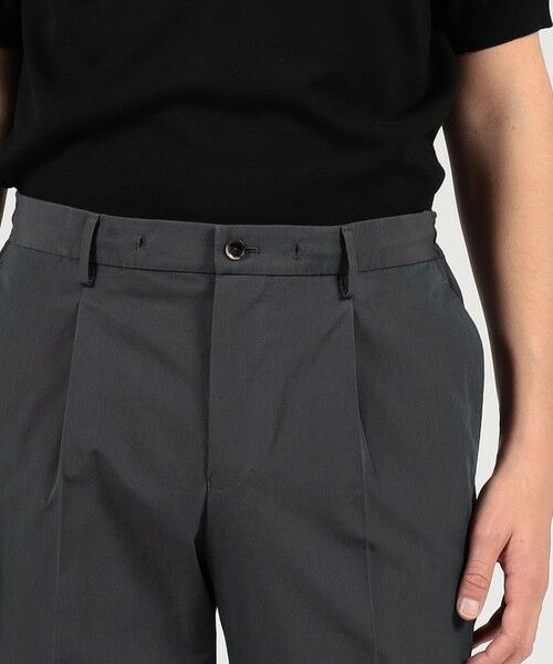 TOMORROWLAND / トゥモローランド スラックス・ドレスパンツ | コットンナイロンシャンブレー 1プリーツ イージースラックス FABRICA | 詳細9