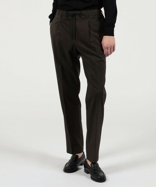 TOMORROWLAND / トゥモローランド スラックス・ドレスパンツ | ウールナイロン 1プリーツ イージースラックス V.B.CANONICO | 詳細1