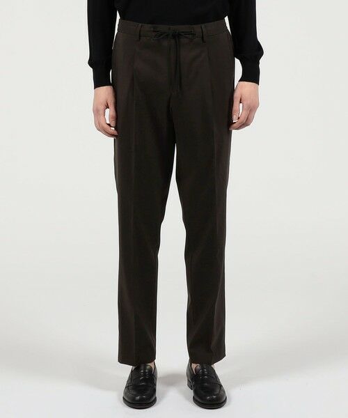 TOMORROWLAND / トゥモローランド スラックス・ドレスパンツ | ウールナイロン 1プリーツ イージースラックス V.B.CANONICO | 詳細2