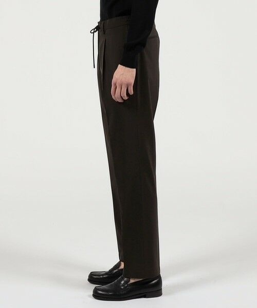 TOMORROWLAND / トゥモローランド スラックス・ドレスパンツ | ウールナイロン 1プリーツ イージースラックス V.B.CANONICO | 詳細3