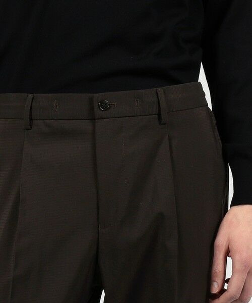 TOMORROWLAND / トゥモローランド スラックス・ドレスパンツ | ウールナイロン 1プリーツ イージースラックス V.B.CANONICO | 詳細6
