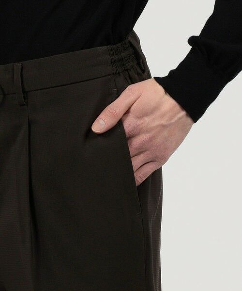 TOMORROWLAND / トゥモローランド スラックス・ドレスパンツ | ウールナイロン 1プリーツ イージースラックス V.B.CANONICO | 詳細8