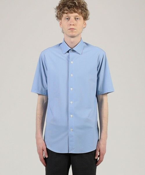 TOMORROWLAND / トゥモローランド シャツ・ブラウス | ナイロンポリエステル ワイドスプレッドカラー ハーフスリーブシャツ CANCLINI | 詳細2