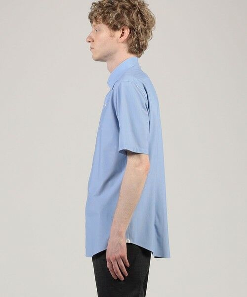 TOMORROWLAND / トゥモローランド シャツ・ブラウス | ナイロンポリエステル ワイドスプレッドカラー ハーフスリーブシャツ CANCLINI | 詳細3