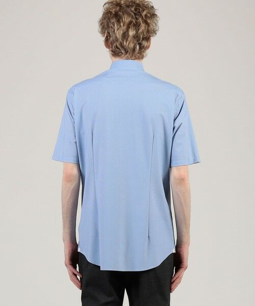 TOMORROWLAND / トゥモローランド シャツ・ブラウス | ナイロンポリエステル ワイドスプレッドカラー ハーフスリーブシャツ CANCLINI | 詳細4