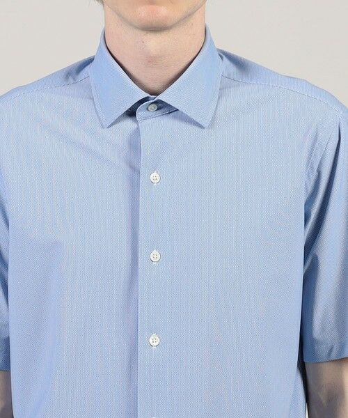 TOMORROWLAND / トゥモローランド シャツ・ブラウス | ナイロンポリエステル ワイドスプレッドカラー ハーフスリーブシャツ CANCLINI | 詳細5