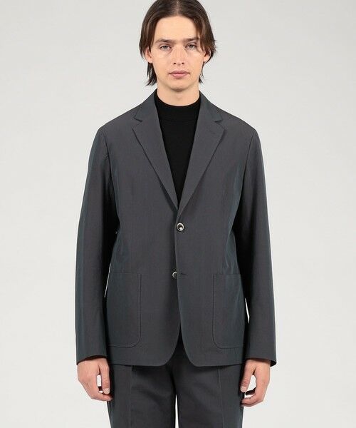 TOMORROWLAND / トゥモローランド テーラードジャケット | コットンナイロンシャンブレー シングルブレステッド 2Bジャケット FABRICA | 詳細2