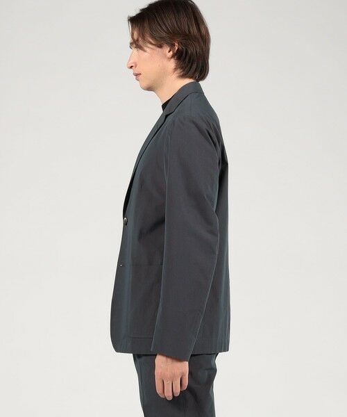 TOMORROWLAND / トゥモローランド テーラードジャケット | コットンナイロンシャンブレー シングルブレステッド 2Bジャケット FABRICA | 詳細3