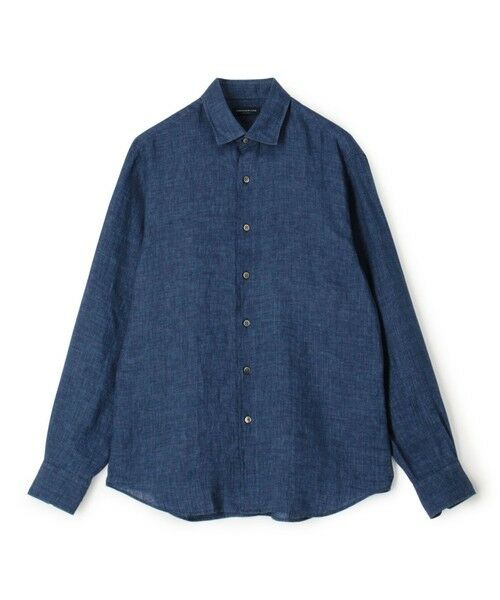 TOMORROWLAND Land Frame 長袖ポロシャツ ダークネイビー TOMORROWLAND｜トゥモローランドのポロシャツ（長袖）通販