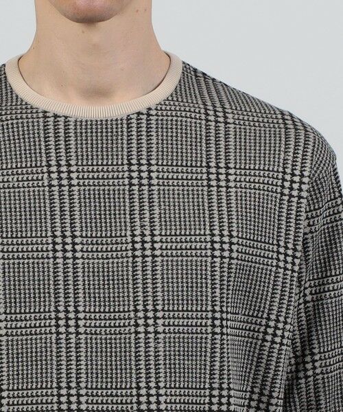 TOMORROWLAND / トゥモローランド ニット・セーター | TOMORROWLAND tricot チェック柄 コットンハーフスリーブ ニット | 詳細5